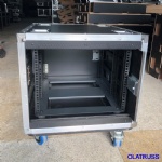 Shockproof sliding side door rack case